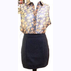 Sexy sheertop floral dress